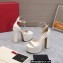 Valentino Heel 15.5cm platform 4cm Tan-Go Sandals in patent leather White 2022