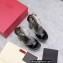 Valentino Heel 15.5cm platform 4cm Tan-Go Sandals in patent leather Black 2022