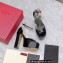 Valentino Heel 15.5cm platform 4cm Tan-Go Sandals in patent leather Black 2022
