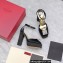 Valentino Heel 13cm platform 3.5cm ONE STUD open-toe Pumps in Satin Black 2022