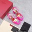 Valentino Heel 13cm platform 3.5cm ONE STUD open-toe Pumps in Satin Fuchsia 2022