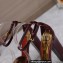 Valentino Heel 13cm platform 3.5cm ONE STUD open-toe Pumps in patent leather Burgundy 2022