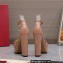 Valentino Heel 13cm platform 3.5cm ONE STUD open-toe Pumps in patent leather Nude 2022