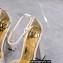 Valentino Heel 13cm platform 3.5cm ONE STUD open-toe Pumps in patent leather White 2022