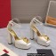 Valentino Heel 13cm platform 3.5cm ONE STUD open-toe Pumps in patent leather White 2022
