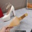 Valentino Heel 15.5cm platform 5.5cm Tan-Go Pointy Pumps in patent leather White 2022