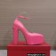 Valentino Heel 15.5cm platform 5.5cm Tan-Go Pointy Pumps in patent leather Pink 2022
