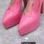 Valentino Heel 15.5cm platform 5.5cm Tan-Go Pointy Pumps in patent leather Pink 2022