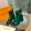 Louis Vuitton Satin Moonlight Ankle Boots Green 2022