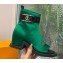 Louis Vuitton Satin Moonlight Ankle Boots Green 2022