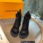 Louis Vuitton Satin Moonlight Ankle Boots Black 2022
