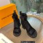 Louis Vuitton Satin Moonlight Ankle Boots Black 2022