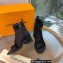Louis Vuitton Satin Moonlight Ankle Boots Black 2022
