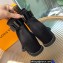 Louis Vuitton Satin Moonlight Ankle Boots Black 2022