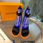 Louis Vuitton Satin Moonlight Half Boots Blue 2022