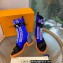 Louis Vuitton Satin Moonlight Half Boots Blue 2022