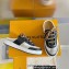 Louis Vuitton Suede Lous Open Back Sneakers Black/Gray 2022