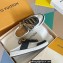 Louis Vuitton Suede Lous Open Back Sneakers Black/Gray 2022