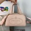 Prada Perforated logo Leather Handbag 1BH078 Nude Pink 2022