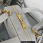 Prada Perforated logo Leather Handbag 1BH078 Gray 2022