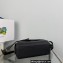 Prada Perforated logo Leather Handbag 1BH078 Black 2022