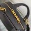 Prada Perforated logo Leather Handbag 1BH078 Black 2022