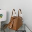 Prada Small brushed leather handbag 1BA366 Brown 2022