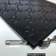 Gucci GG Embossed Pouch Clutch Bag 625569 Black