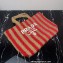 Prada Large raffia tote bag 1BG392 Red/Beige 2022