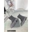 Balenciaga Heel 4.5cm Smooth calfskin Tractor Lace-up boots Gray