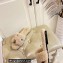 Hermes Woolskin with iconic "H" Oran Sandals Beige