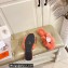 Hermes Woolskin with iconic "H" Oran Sandals Lobster Pink
