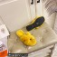 Hermes Woolskin with iconic "H" Oran Sandals Yellow
