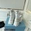 Prada Monolith leather and nylon fabric lace-up Ankle boots with Removable pouch 1T255M White