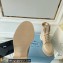 Prada Brushed leather and Re-Nylon lace-up Ankle boots 1T782M Beige