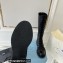 Prada Brushed leather and Re-Nylon lace-up High boots 1W906M Black
