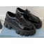 Prada Brushed leather Monolith loafers 1D649M Black