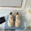 Prada Brushed leather Monolith loafers 1D649M Beige
