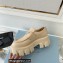 Prada Brushed leather Monolith loafers 1D649M Beige