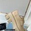 Prada Brushed leather Monolith loafers 1D649M Beige