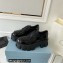 Prada Patent leather Monolith lace-up loafers 1E708L Black