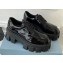 Prada Patent leather Monolith lace-up loafers 1E708L Black