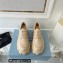 Prada Brushed leather Monolith lace-up loafers 1E708L Beige