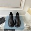Prada Brushed leather Monolith lace-up loafers 1E708L Black