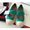 Marni leather Pablo Mary Jane Sneakers Green 2022