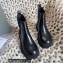 Balenciaga Heel 4.5cm Smooth calfskin Tractor boots Brushed Black