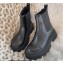 Balenciaga Heel 4.5cm Smooth calfskin Tractor boots Brushed Black