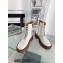 Balenciaga Heel 4.5cm Smooth calfskin Tractor Lace-up boots White