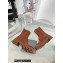 Balenciaga Heel 4.5cm Smooth calfskin Tractor Lace-up boots Caramel
