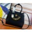 Versace La Medusa Small Tote Bag Black/Gold